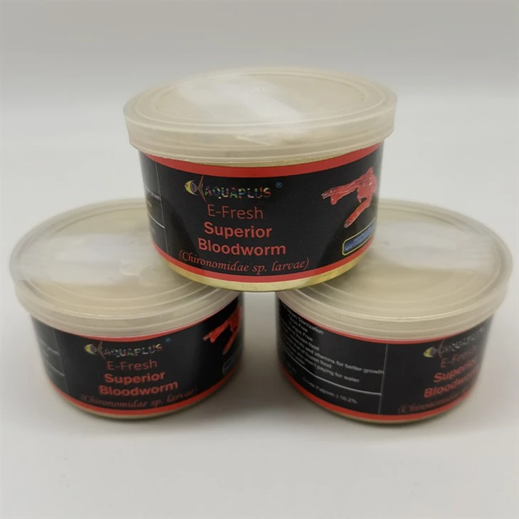 Fresh Bloodworms Fish Food